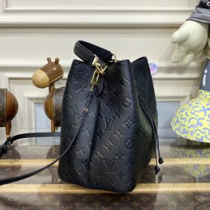Replica Louis Vuitton Noe Bucket Black MM - best quality luxury bag dupe