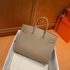 Replica Hermes Birkin Epsom Elephant Grey - best quality luxury bag dupe