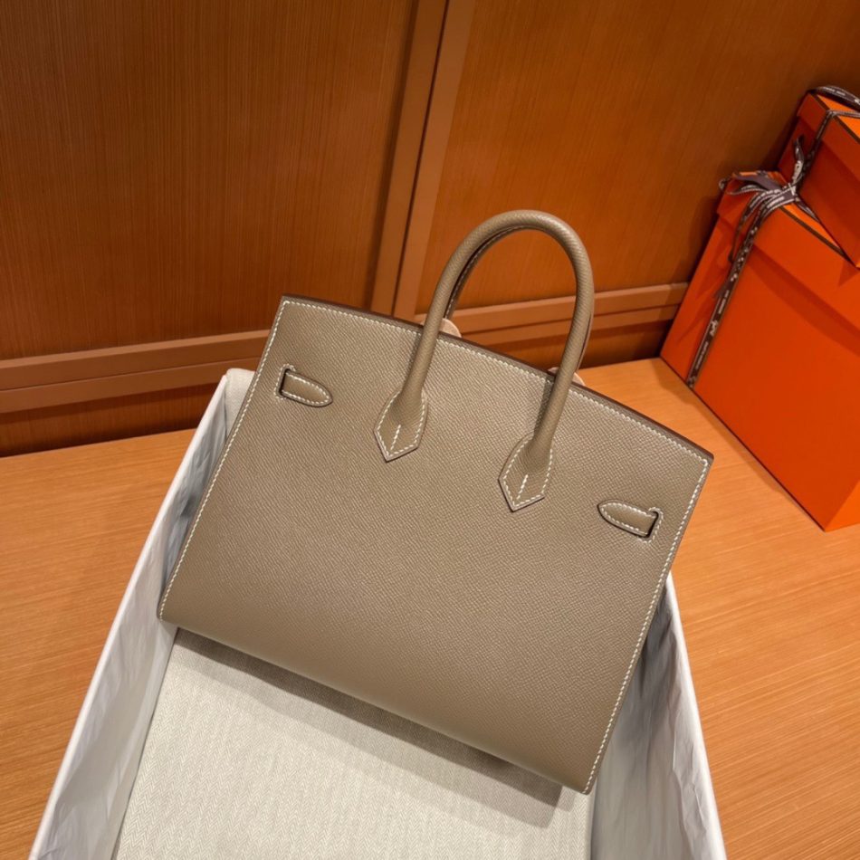 Replica Hermes Birkin Epsom Elephant Grey - best quality luxury bag dupe