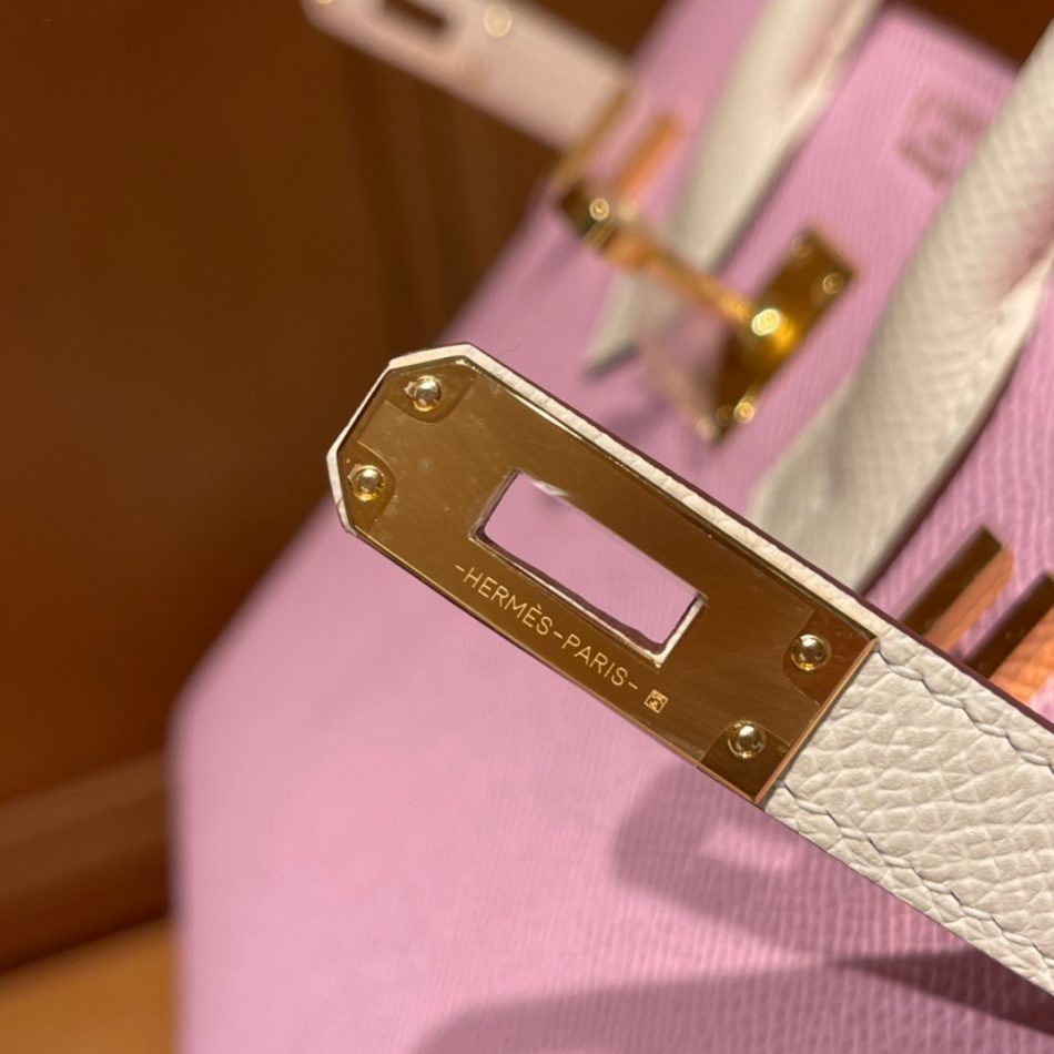 Replica Hermes Birkin Epsom Hibiscus Purple - top-tier luxury replica shoulder bag