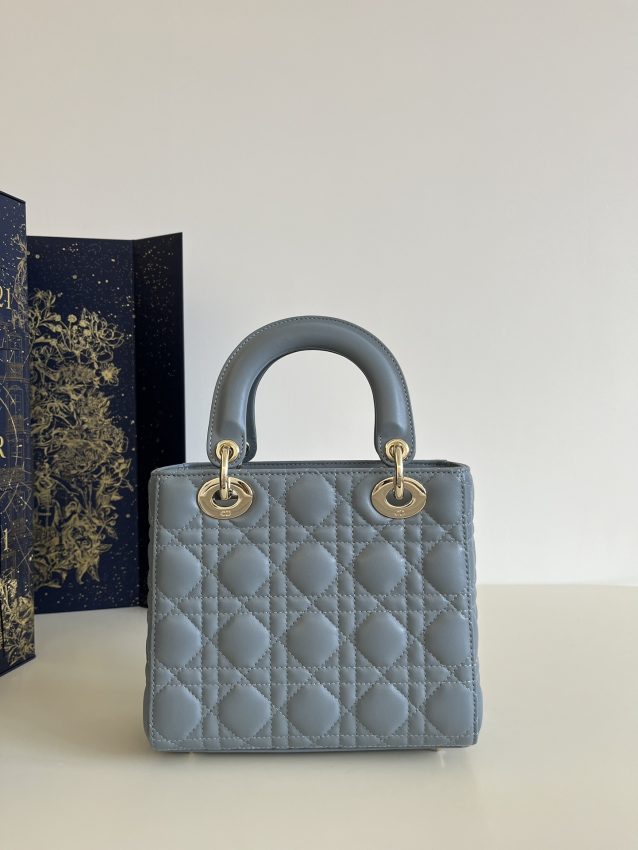 Replica Dior Lady Dior Blue ABC - premium-grade designer purse dupe