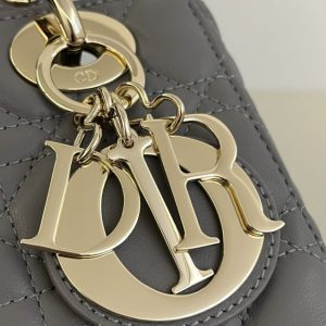 Replica Lady Dior Grey ABC - best-selling designer handbag dupe