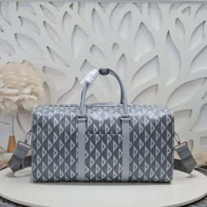 Replica Dior Lingot 50 Diamond Grey - top-tier luxury replica shoulder bag