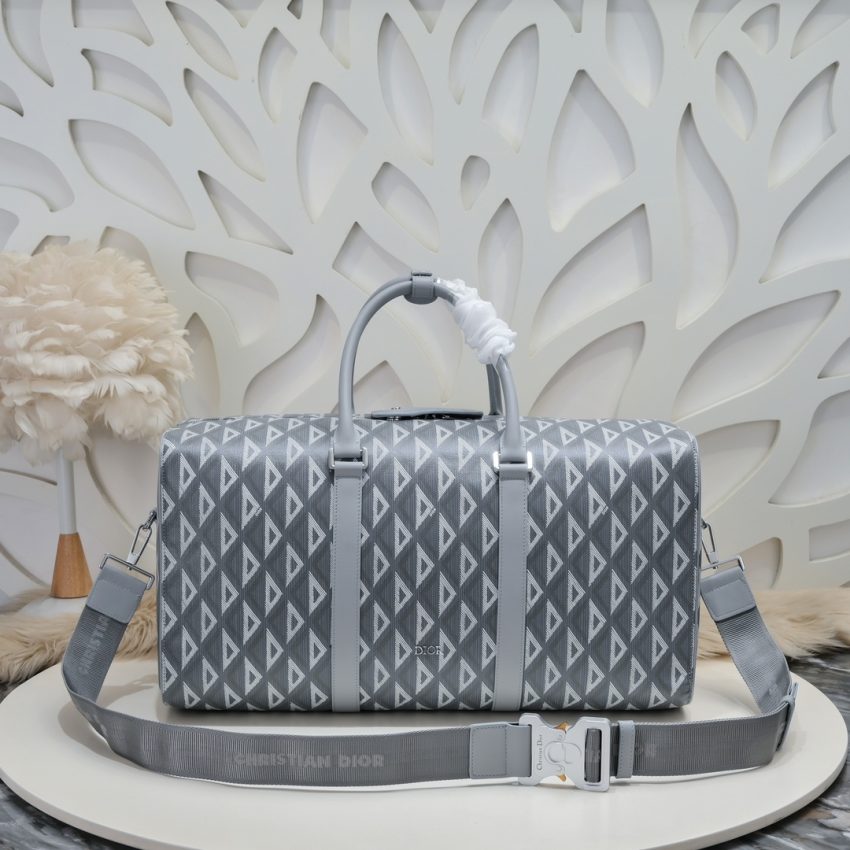 Replica Dior Lingot 50 Diamond Grey - near-authentic luxury replica handbag