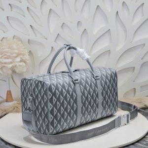 Replica Dior Lingot 50 Diamond Grey - realistic designer-inspired fake bag