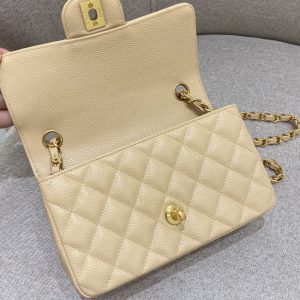 Replica CHANEL Classic Flap 20cm Apricot - elite superclone designer purse