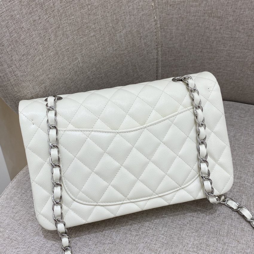 Replica CHANEL Classic Flap 23cm White - elite superclone designer purse
