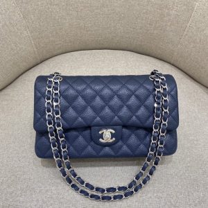 Replica CHANEL Classic Flap 25cm Sea Blue - best-selling designer handbag dupe