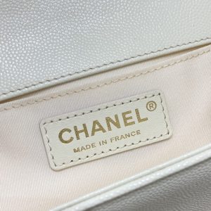 Replica CHANEL Le Boy White - top-tier luxury replica shoulder bag