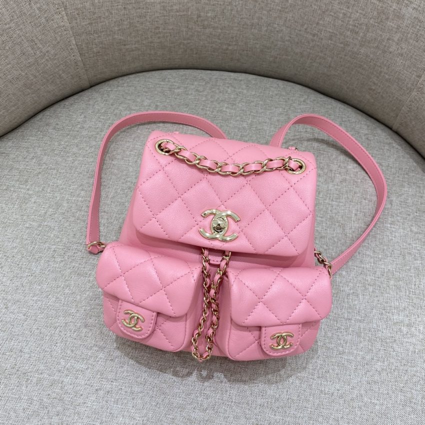 Replica CHANEL 23A Backpack Small Pink - high-accuracy replica luxury purse