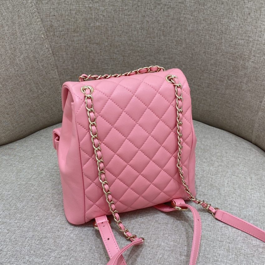 Replica CHANEL 23A Backpack Small Pink - top-tier luxury replica shoulder bag