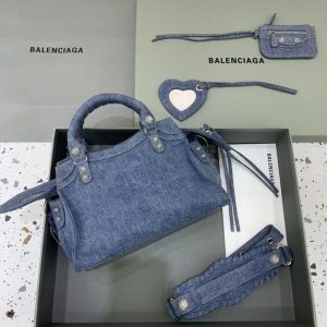 Replica Balenciaga Le City Denim - top-rated replica designer bag