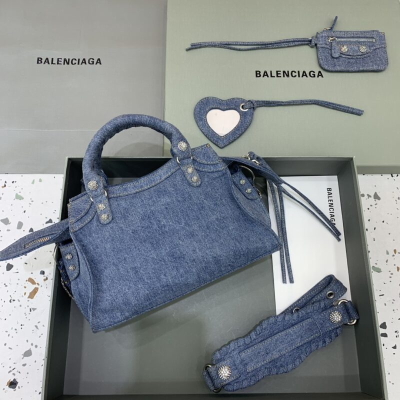 Replica Balenciaga Le City Denim - top-rated replica designer bag