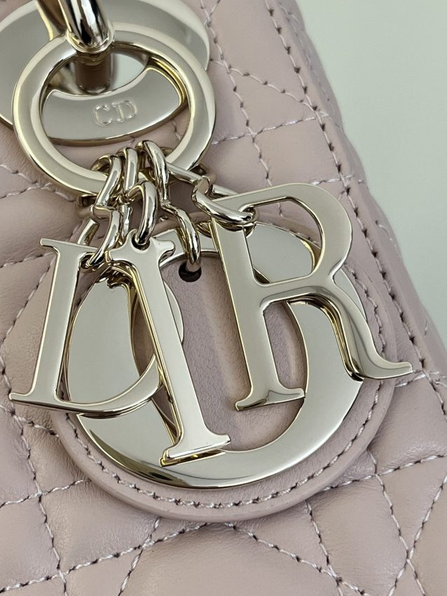 Replica Lady Dior Mini Pale Pink - premium-grade designer purse dupe