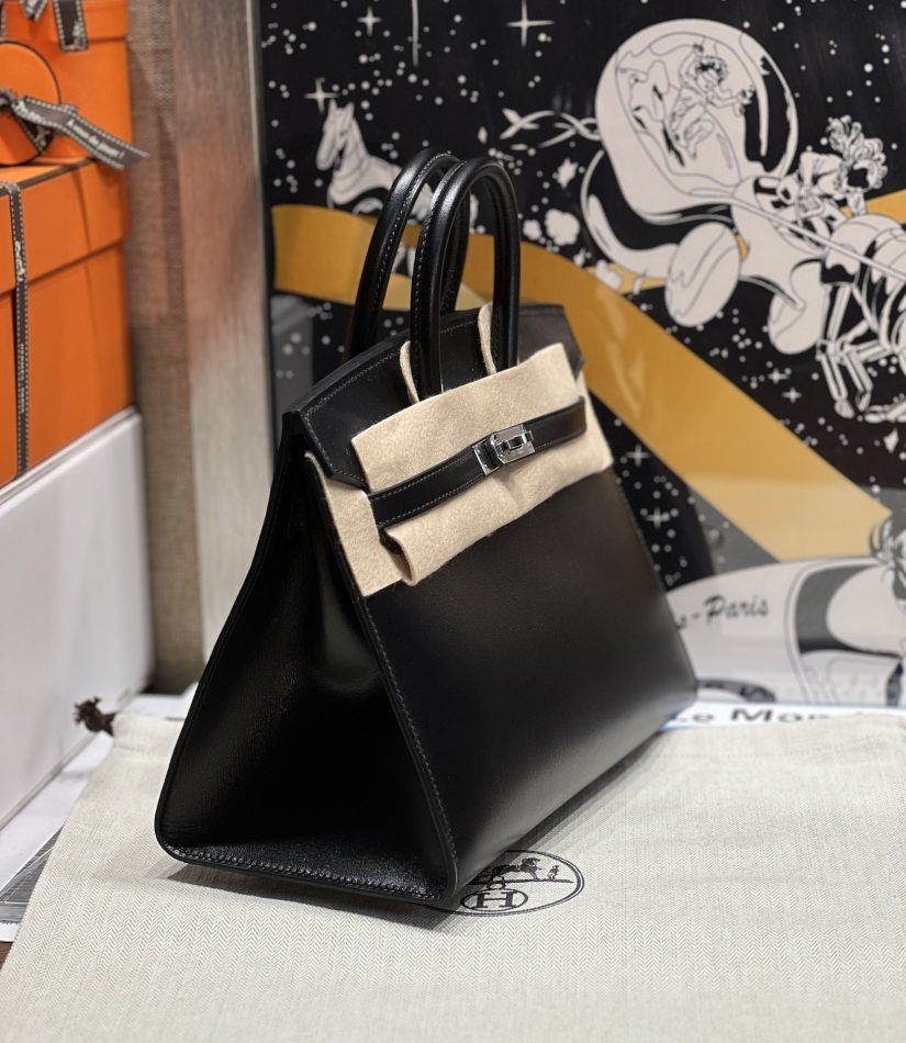 Replica Hermes Birkin Black Box - authentic-look luxury purse replica