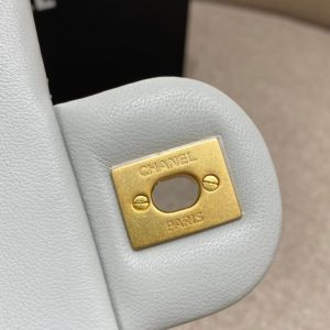 Replica CHANEL Camellia Flap Light Blue - best-selling designer handbag dupe