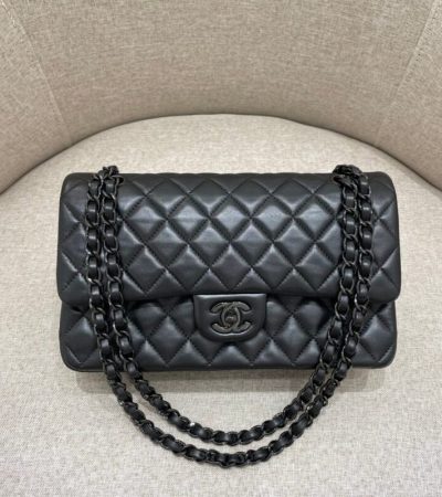 Replica CHANEL Classic Flap 25cm All Black - realistic designer-inspired fake bag