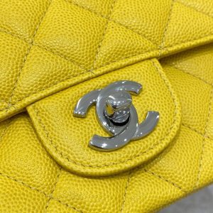 Replica CHANEL Classic Flap 17cm Bright Yellow - ultra-realistic fake designer tote