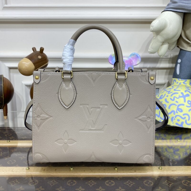 Replica LV OnTheGo PM Beige - realistic designer-inspired fake bag