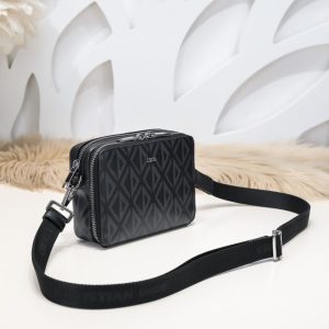 Replica Dior Zipped Pouch Diamond Black - best-selling designer handbag dupe