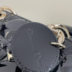 Replica Dior Lady D-Joy Mini Bag Black Patent - elite superclone designer purse