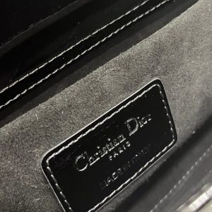 Replica Dior Lady D-Joy Mini Bag Black Patent - high-quality designer bag clone