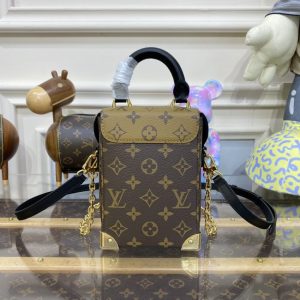 Replica Louis Vuitton Camera Box Brown - top-tier luxury replica shoulder bag