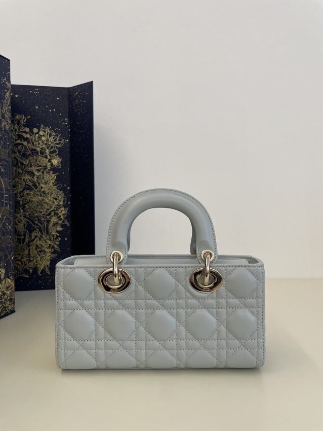 Replica Dior Lady D-Joy Bag Sky Blue - near-authentic luxury replica handbag