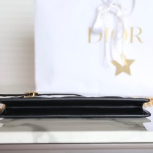 Replica Dior Miss Caro Noire Clutch - high-quality designer bag clone