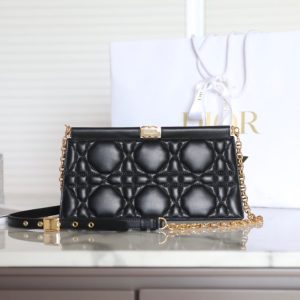 Replica Dior Miss Caro Noire Clutch - high-end fake designer purse