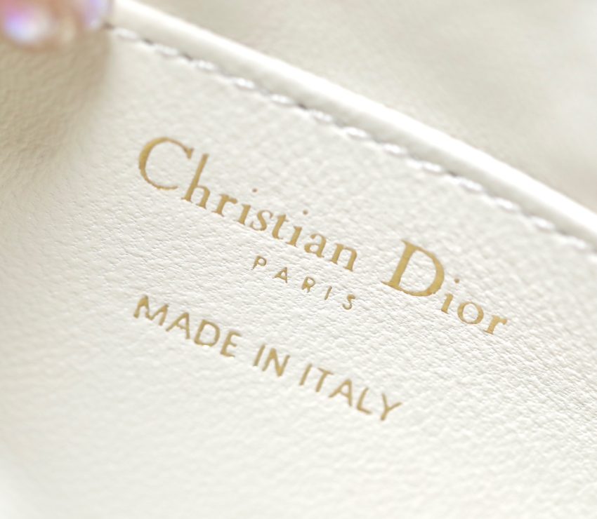 Replica Dior Miss Caro Noire Clutch White - high-quality designer bag clone