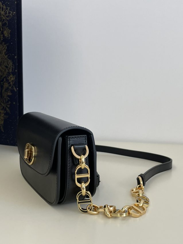 Replica Dior 30 Montaigne Avenue Black - top-rated replica designer bag