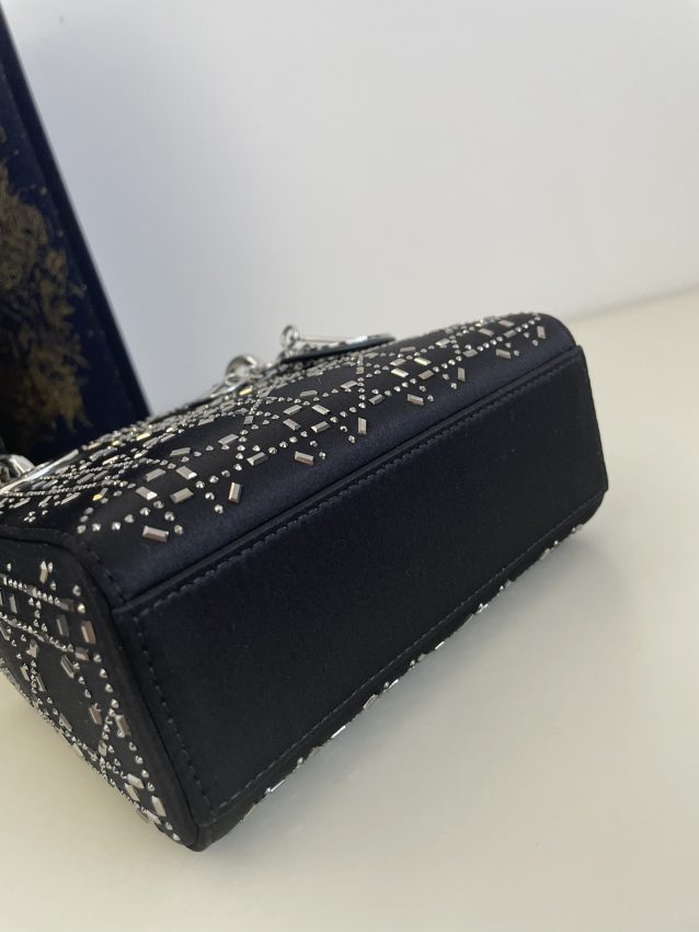 Replica Lady Dior Mini Satin Black - best-selling designer handbag dupe