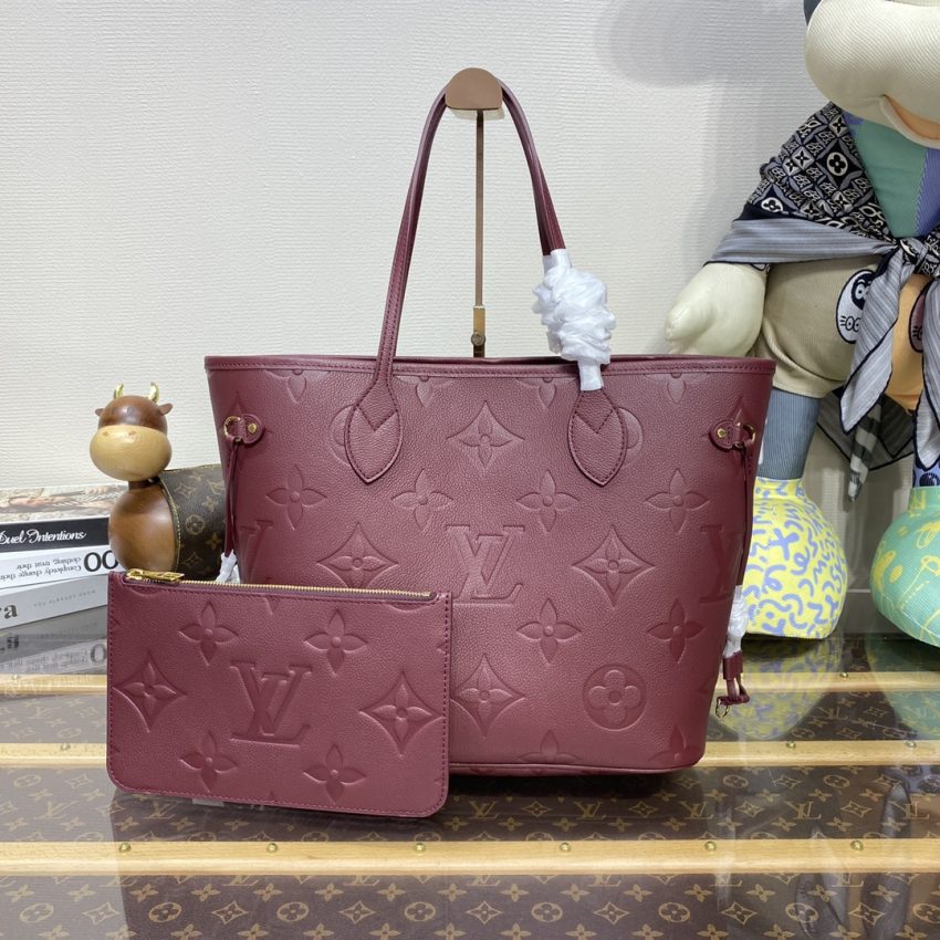 Replica Louis Vuitton Neverfull MM Bordeaux - high-end fake designer purse