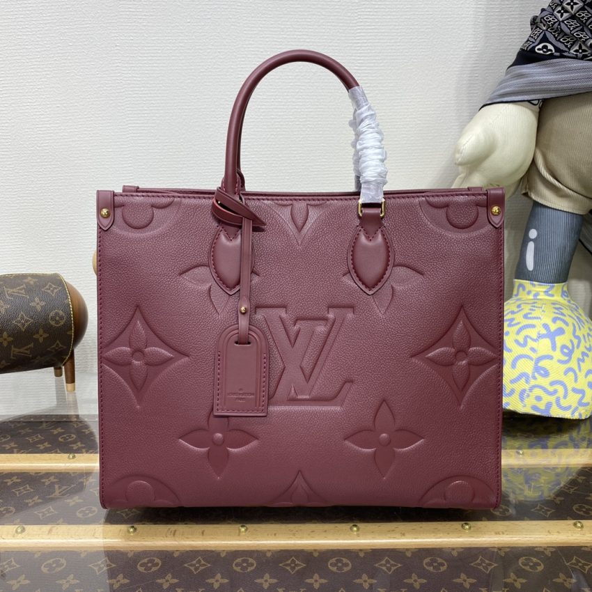 Replica LV OnTheGo Bordeaux - premium-grade designer purse dupe