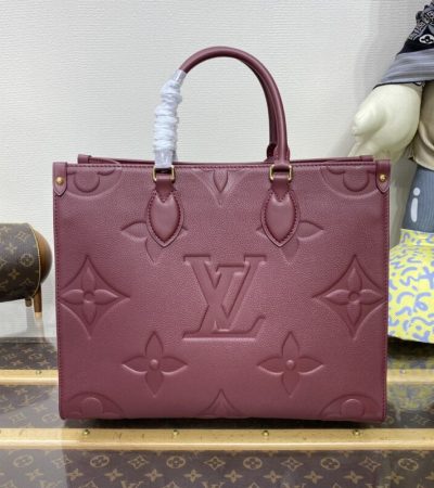 Replica LV OnTheGo Bordeaux - top-rated replica designer bag