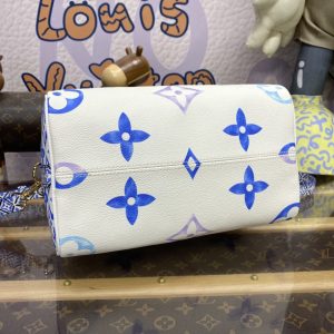 Replica Louis Vuitton Speedy Bandouliere 25 Blue - near-authentic luxury replica handbag