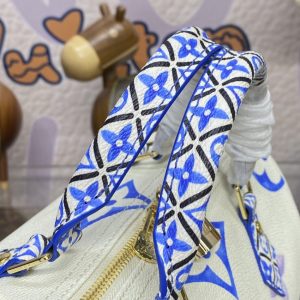 Replica Louis Vuitton Speedy Bandouliere 25 Blue - near-authentic luxury replica handbag