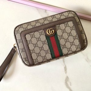 Replica Gucci Ophidia GG Clutch Beige - premium-grade designer purse dupe