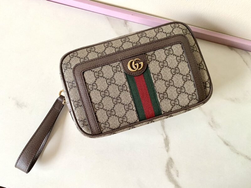 Replica Gucci Ophidia GG Clutch Beige - premium-grade designer purse dupe