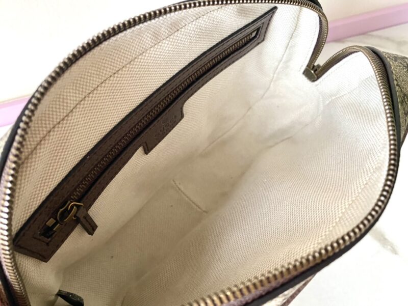 Replica Gucci Ophidia GG Clutch Beige - high-end fake designer purse