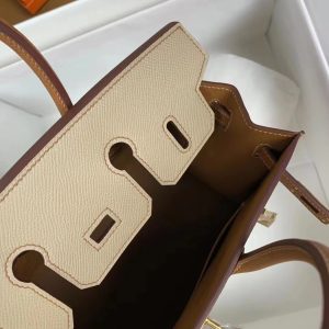 Replica Hermes Birkin Trench Brown Frosted - high-quality designer bag clone