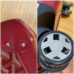 Replica Goyard Bourget Travel Suitcase Red - best-selling designer handbag dupe