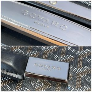 Replica Goyard Bourget Travel Suitcase Black - top-rated replica designer bag