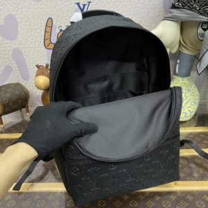 Replica Louis Vuitton Discovery Backpack Full Black - near-authentic luxury replica handbag