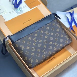 Replica Louis Vuitton Pochette Voyage Souple Brown - premium-grade designer purse dupe