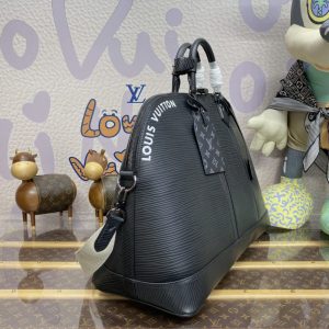 Replica Louis Vuitton Alma Travel GM Black - high-quality designer bag clone