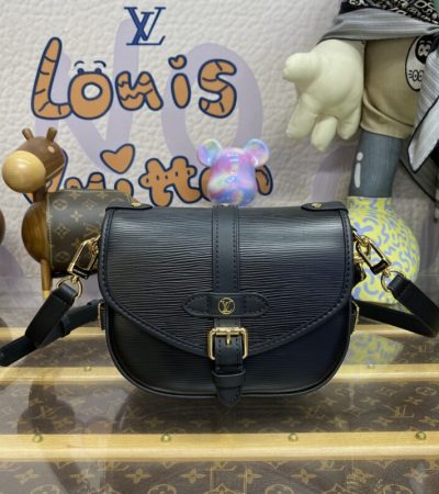 Replica Louis Vuitton Saumur Black - best-selling designer handbag dupe