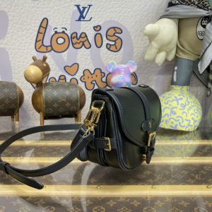 Replica Louis Vuitton Saumur Black - 1:1 designer replica handbag