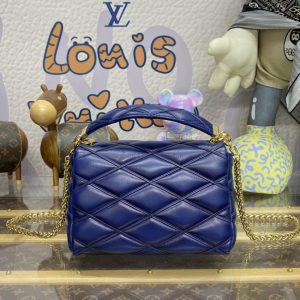 Replica Louis Vuitton Go-14 Blue - top-rated replica designer bag